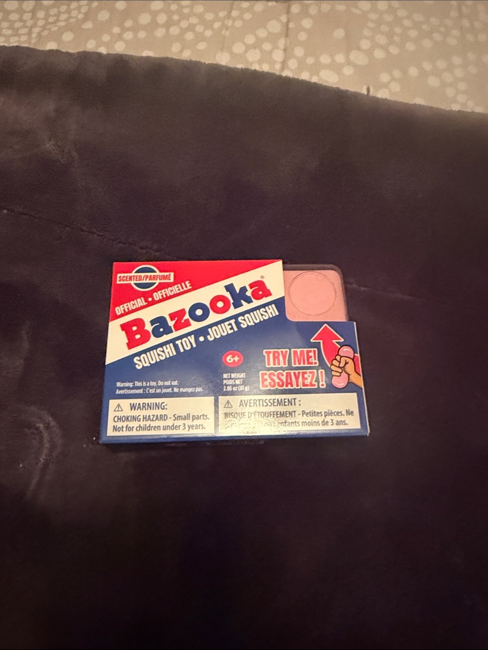Bazooka pink bubble gum scented Kids Squishy Toy Learning Toy NIOP